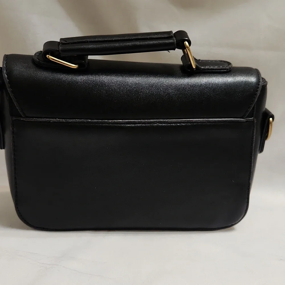 Musical Note Piano Black and White Hand And Shoulder Bag - Picture 2 of 13